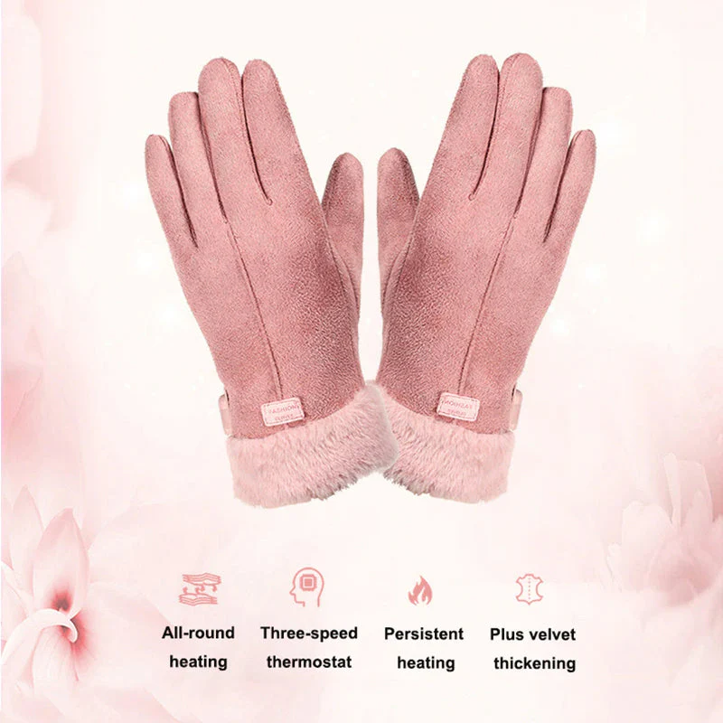 Insulated Touchscreen Gloves for Women – Windproof Cold Weather Hand Protection with Phone-Compatible Fingertips for Winter Outdoor Activiti
