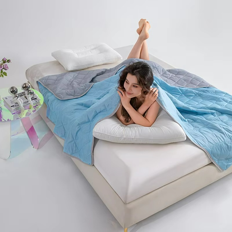Ortekor Cooling Summer Comforter with Dual-Sided Fabric | Breathable & Soft for Ultimate Comfort