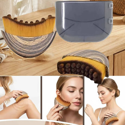 Gentle Face Brush for Skin Exfoliation and Makeup