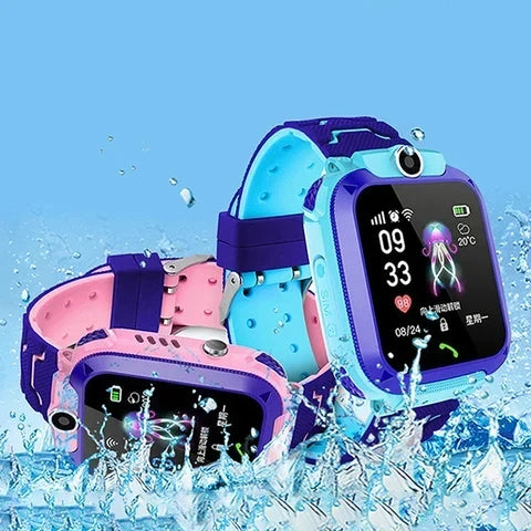 Kids GPS Tracker Smartwatch with SOS Button & School Mode for Boys and Girls