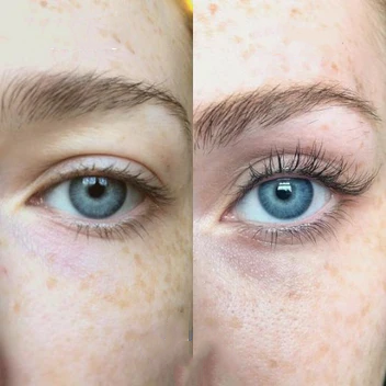 Lash Growth Serum with Peptides, Biotin & Panthenol for Thicker Fuller Lashes | Vegan Eyelash Enhancer with Precision Applicator Brush for