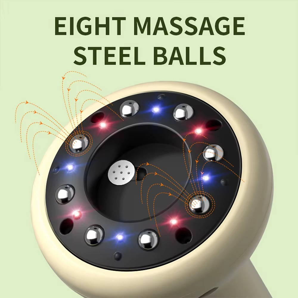 Portable 3 in 1 Massage Vacuum with Heat and LCD