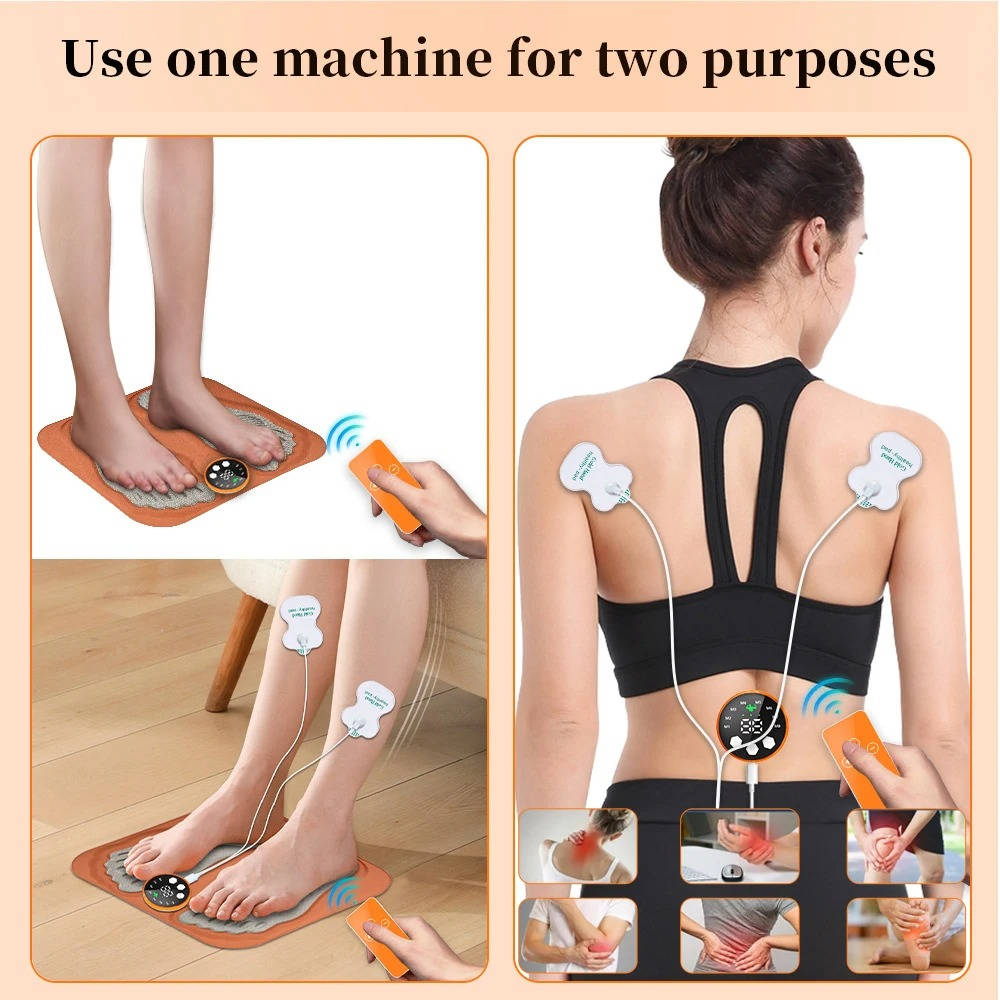 Compact Electronic Foot Massager with Controller