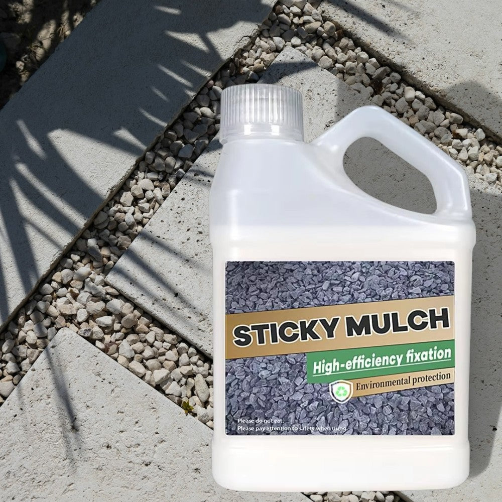 Landscape Adhesive for Mulch, Gravel & Sand – Weatherproof Binder for Beds, Paths & Slopes – Covers 86–130 sq ft