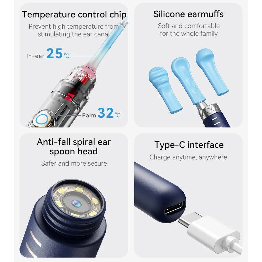 Wireless Ear Scope with HD Video and Travel Case