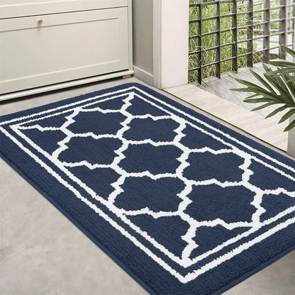 Floor Mat for Front Door, Non Slip Door Mat for Indoor and Outdoor Entryway, Dirt Absorbing Welcome Mat for Home