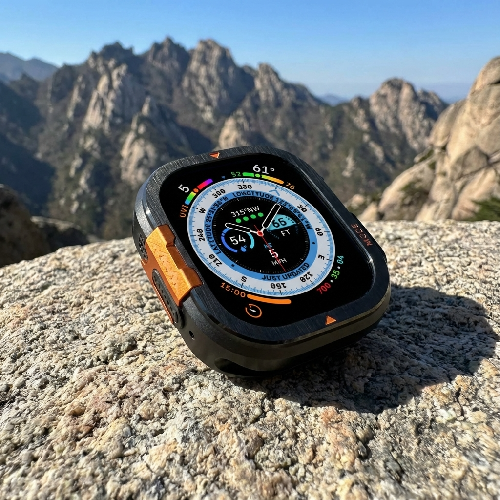 Rugged Metal Bumper Case for Apple Watch Ultra & Series 11/10 – Precision-Fit Display Guard