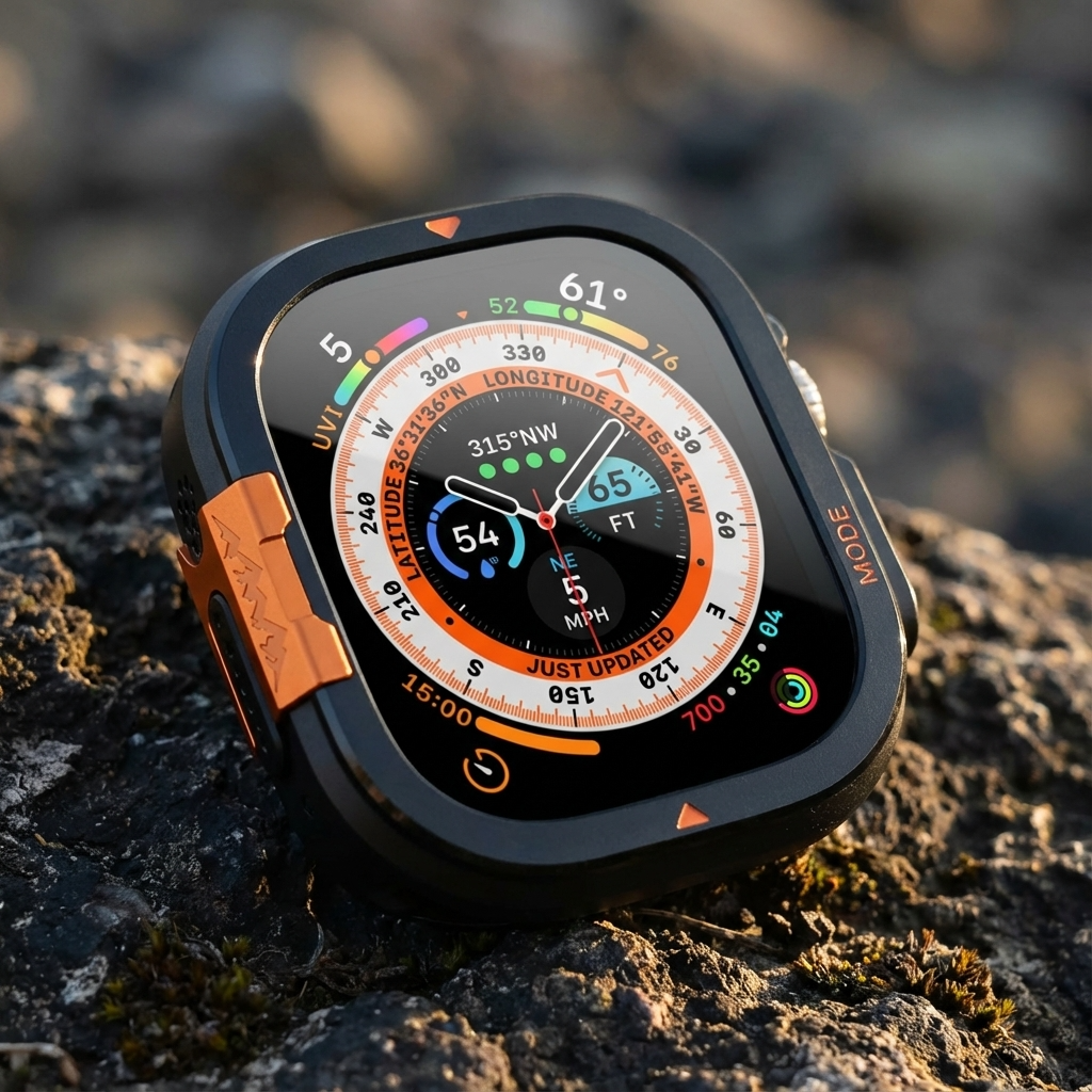 Rugged Metal Bumper Case for Apple Watch Ultra & Series 11/10 – Precision-Fit Display Guard