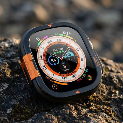 Rugged Metal Bumper Case for Apple Watch Ultra & Series 11/10 – Precision-Fit Display Guard