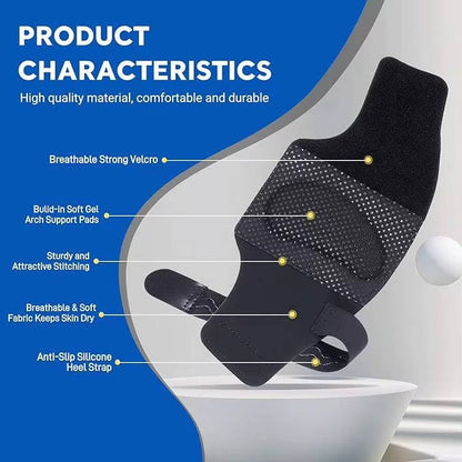 Soft Arch Support Insoles with Gel Cushioning