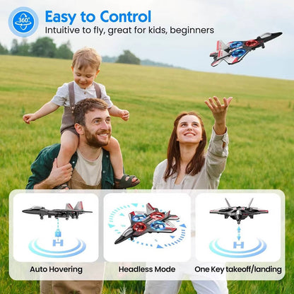 Fun RC Stunt Plane for Kids with 360 Flips