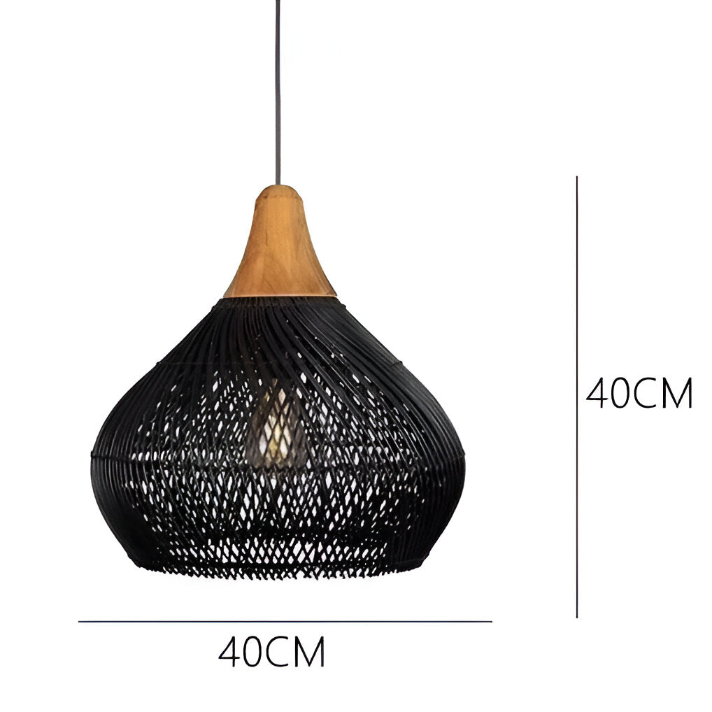 Woven Wicker Ceiling Light 20 in Natural Fiber Shade for Kitchen Island Dining Room Overhead Boho Farmhouse Organic Texture Rope Hanging Fix