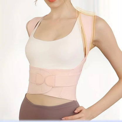 Comfortable Back Support Belt with Padded Shoulder Straps