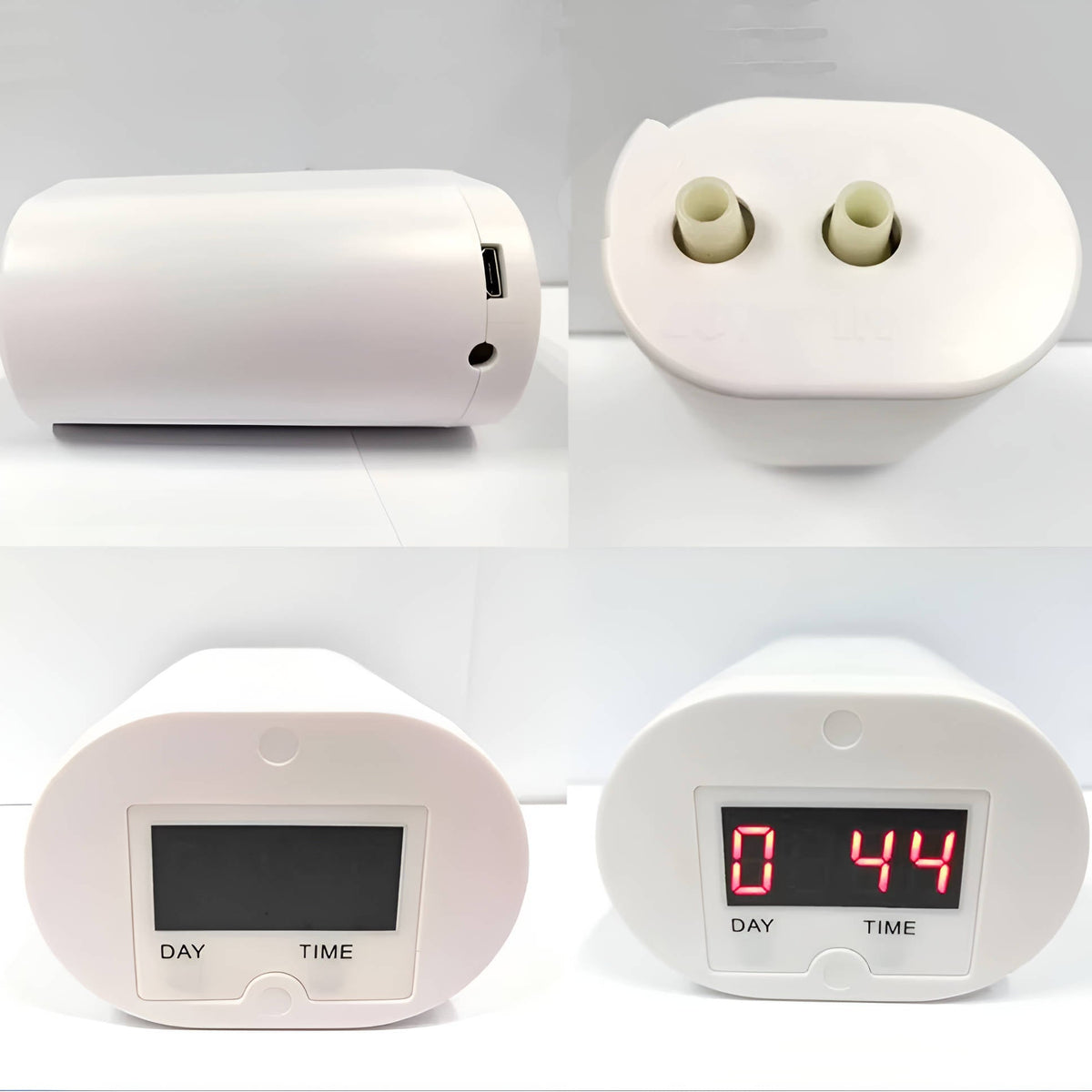 Rechargeable Plant Irrigation Timer with LCD Display for Indoor Gardens, Patios & Balconies – Multi-Pot Drip System with Programmable