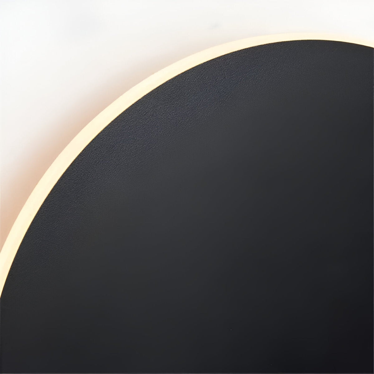 Round LED Sconce 12 in Aluminum Warm Glow for Bedroom Hallway Entryway Modern Minimalist Interior Ambient Lighting Fixtures
