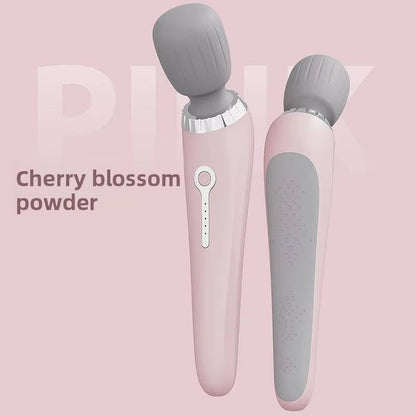 Compact Wireless Massage Wand, 5 Speed Rechargeable Back Massager