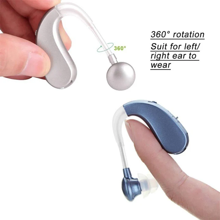 Rechargeable Hearing Aids for Seniors, OTC Bluetooth Hearing Aids with Noise Reduction, In Ear Hearing Aid for Adults
