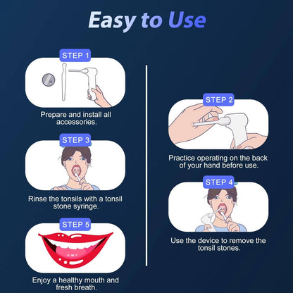 Portable Electric Dental Cleaner with 3 Speed Settings