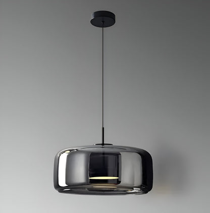 Glass Hanging Ceiling Fixture with Adjustable Cord for Dining Tables & Kitchen Islands | Color-Tunable LED Modern Farmhouse Style
