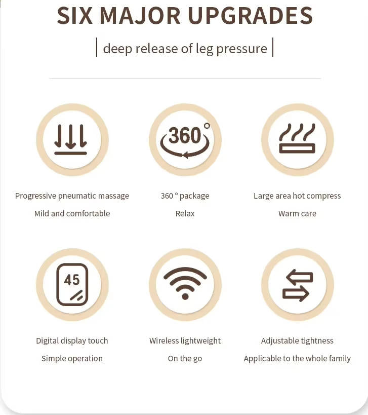 Portable Electric Massage Wrap with Heat Therapy