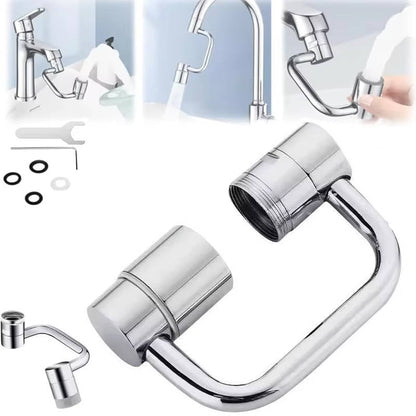 Adjustable Sink Faucet Extender with Dual Spray Settings