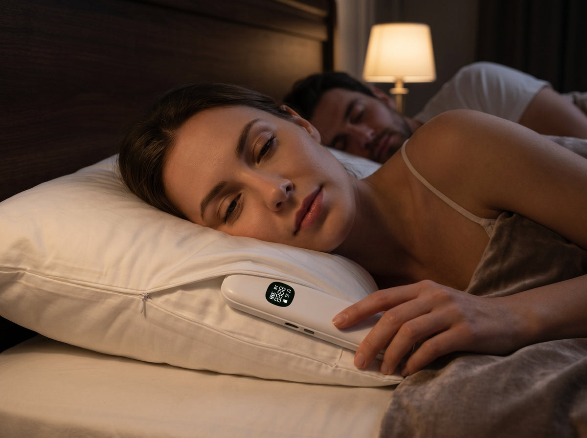 Ortekor Bone Conduction Pillow Speaker with 11 Soundscapes for Ultimate Sleep Experience