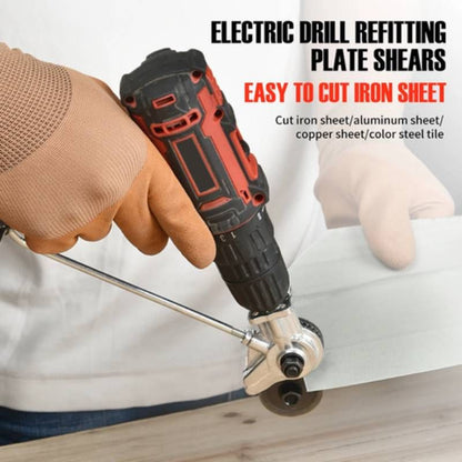 Metal Cutting Adapter | Heavy-Duty Drill Attachment with High-Hardness Blades | Precision Tool for Accurate Metalworking