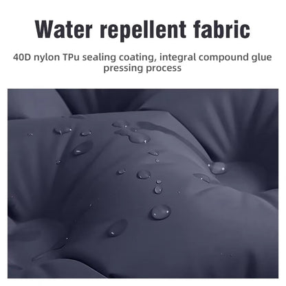 Self-Inflating Double Camping Pad with Built-In Foot Pump – 79×55 Inches – Waterproof Insulated Sleep Mat for Couples, Backpacking, Tent