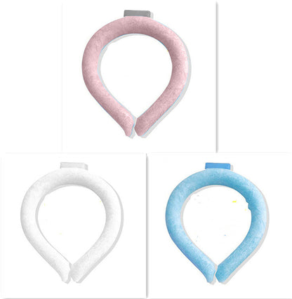 Cooling Neck Ring for Summer Heat, Personal Cooling Device, Reusable Neck Cooling Ring with No Batteries Required