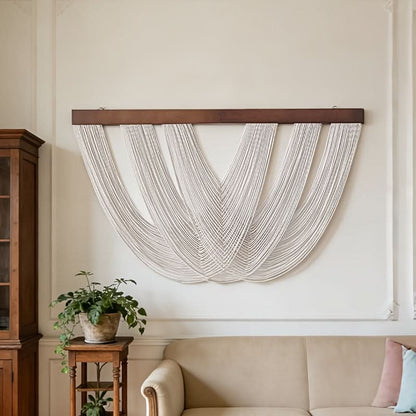 MACRAMELIVA – Minimalist Macrame Wall Hanging for Boho Decor