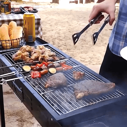 EMBERSET – Stainless Steel BBQ Tool Set for Outdoor Cooking