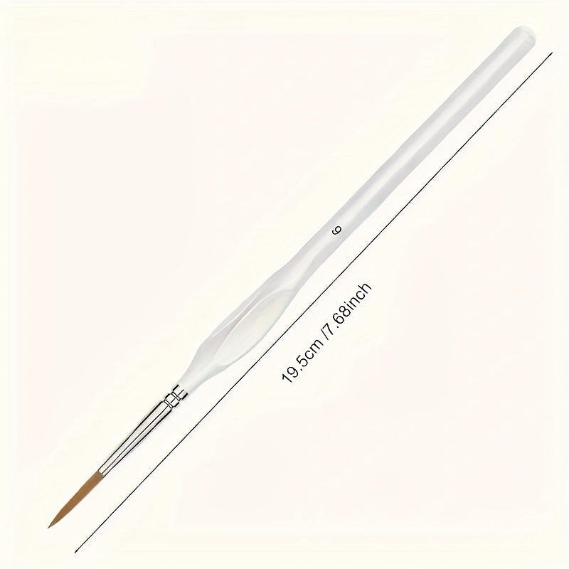 Fine Tip Detail Brush for Precision Painting, Miniatures & Fine Art – Synthetic Bristles for Acrylic, Oil & Watercolor