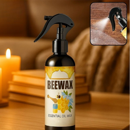 Natural Wood & Leather Conditioning Spray with Beeswax for Furniture, Floors & Surfaces | Non-Toxic Polish