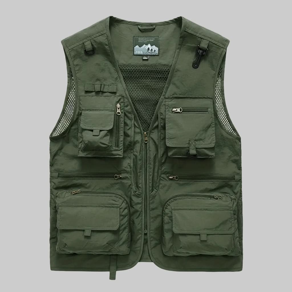 POCKETNEST – Casual Outdoor Vest with Secure Zipper Pockets