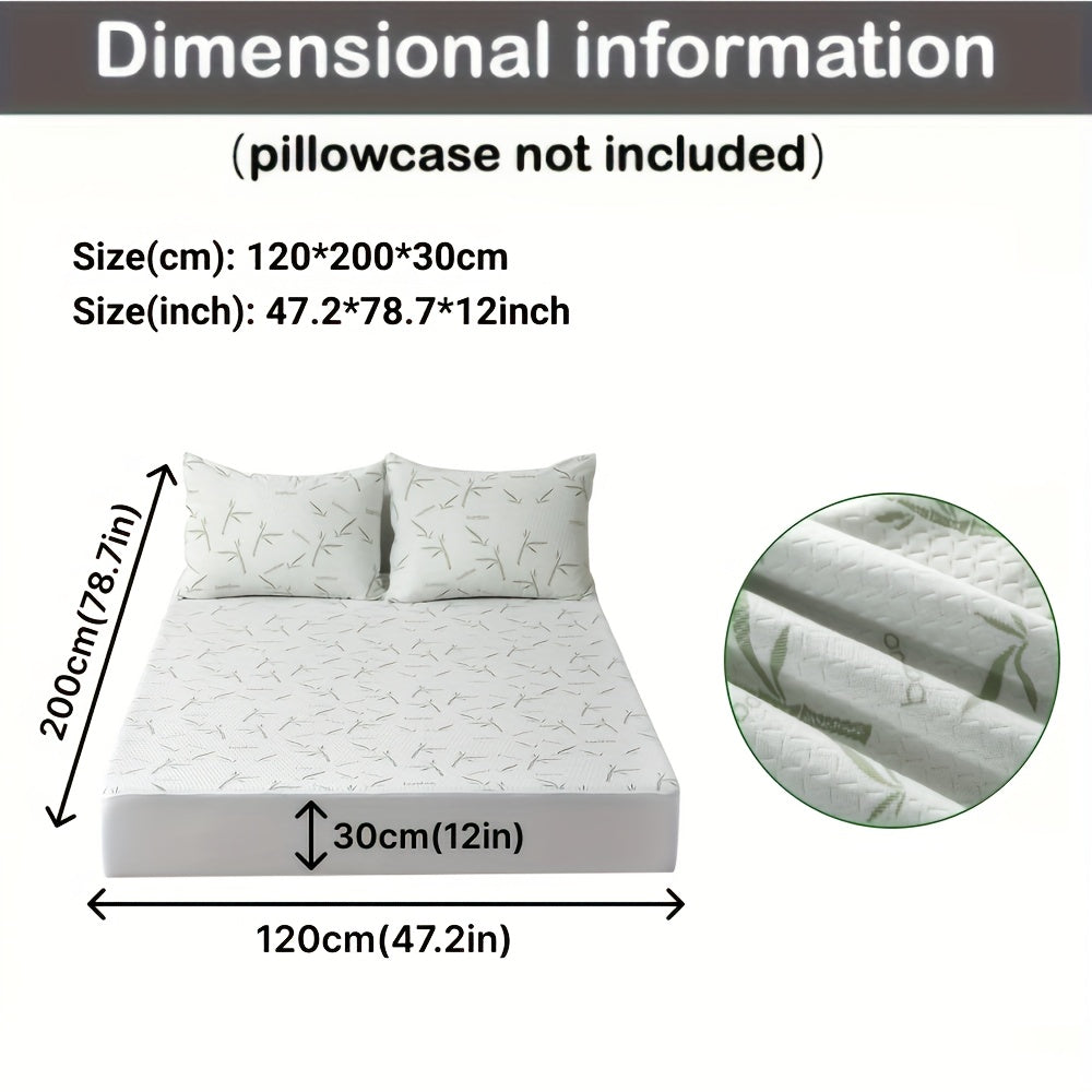 Cooling Bamboo Mattress Topper with 3D Airflow Layer for Better Sleep & Pressure Relief