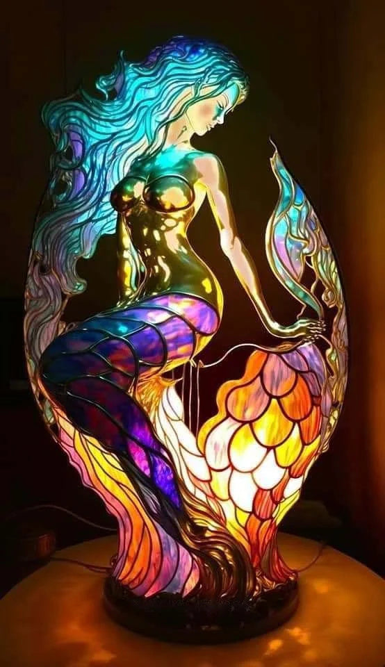 Modern Animal Art Sculpture Table Lamp with Soft LED Glow for Living Room & Bedroom Decor