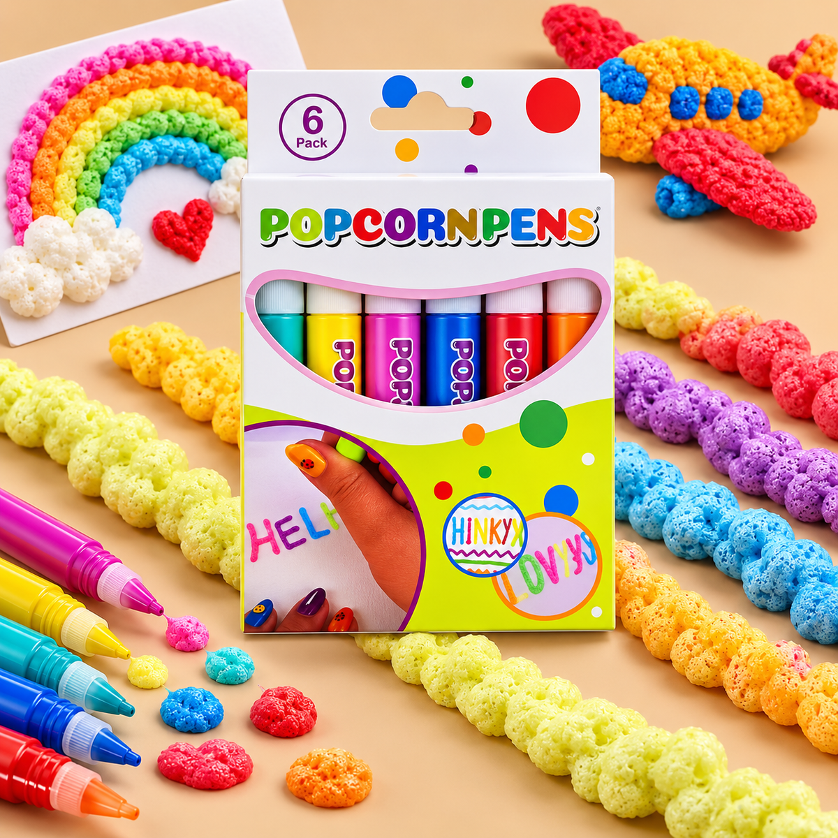 ARTSWELL – 3D Puff Effect Pens for Dimensional Art Effects