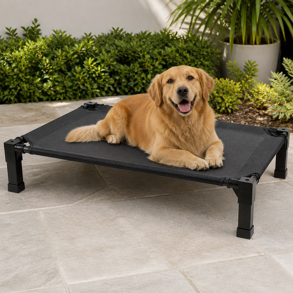 Ortekor Elevated Washable Breathable Mesh Dog Bed