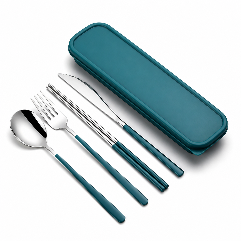 Eco-Friendly Stainless Steel Portable Cutlery Set