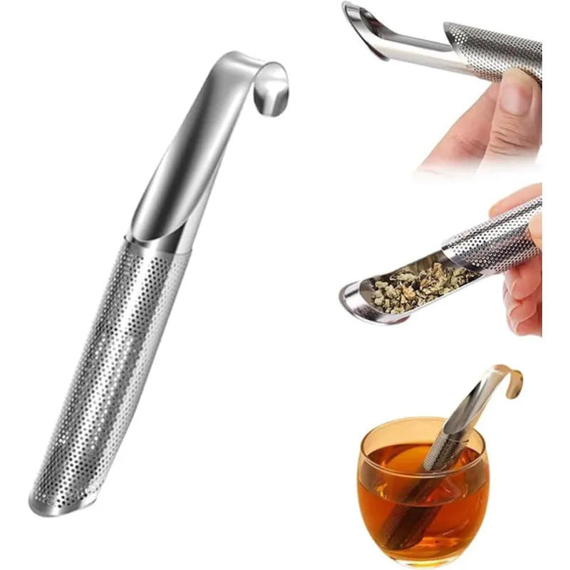 Stainless Steel Loose Leaf Tea Strainer Set with Fine Mesh for Hot & Iced Brewing – 2-Pack Reusable Infuser Balls for Cups, Mugs & Teapots