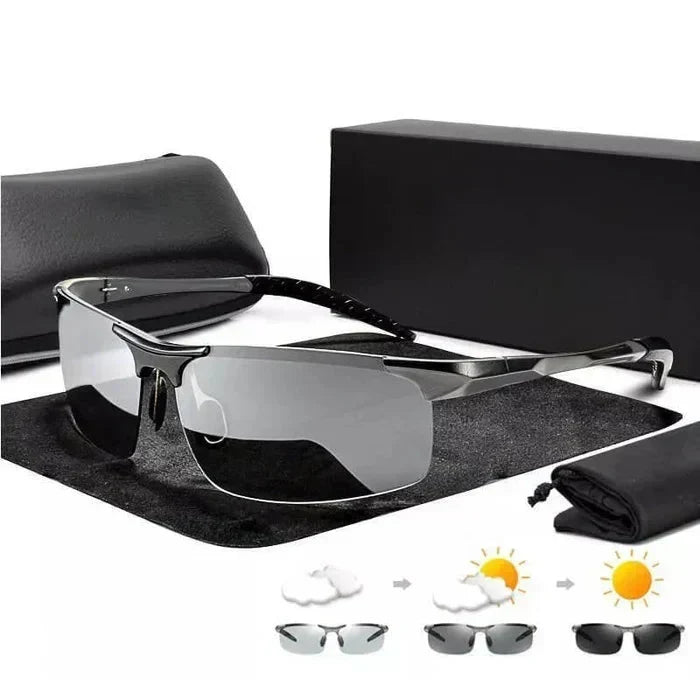 Photochromic Reading Glasses with Blue Light Filter for Men & Women | UV400 Protection Transition Lenses | TR90 Lightweight Frame | Indoor