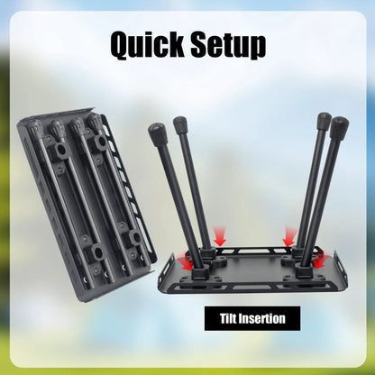 TACTITABLE – Portable Folding Camping Stool Table