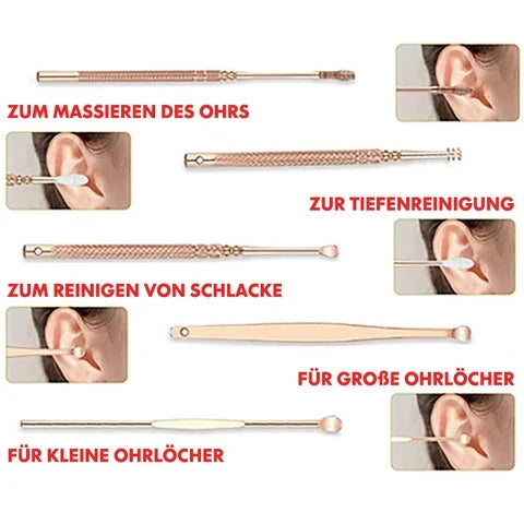 Earwax Removal Tool Medical Stainless Steel Scoop Tip