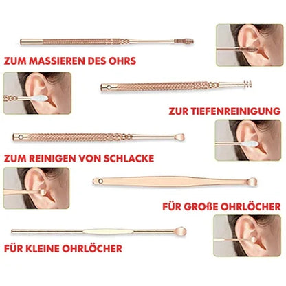 Earwax Removal Tool Medical Stainless Steel Scoop Tip