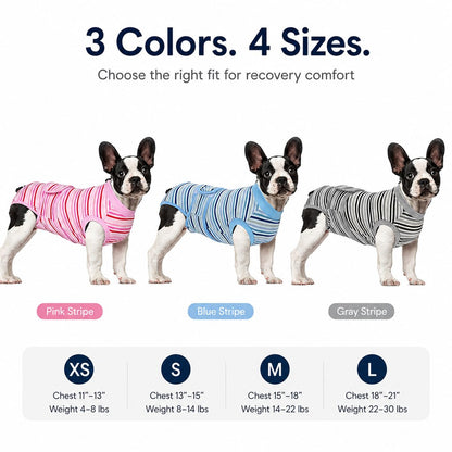 Ortekor Breathable Dog Recovery Suit for Spay & Neuter Recovery, Soft Cone Alternative Onesie to Help Reduce Licking After Surgery