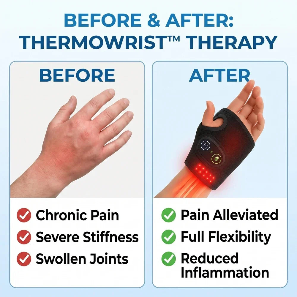Wrist Light Therapy Band Red Light Pain Relief