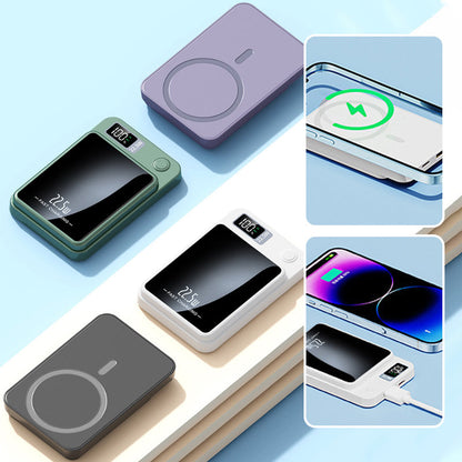 20000mAh Portable Charger with Wireless Charging Pad & Fast Charge – 3-Device Power Bank for iPhone, Samsung & Tablets