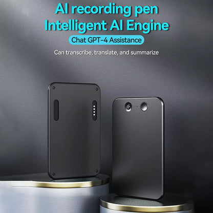 AI Voice Recorder with Real-Time Transcription & 59-Language Translation for Meetings & Interviews