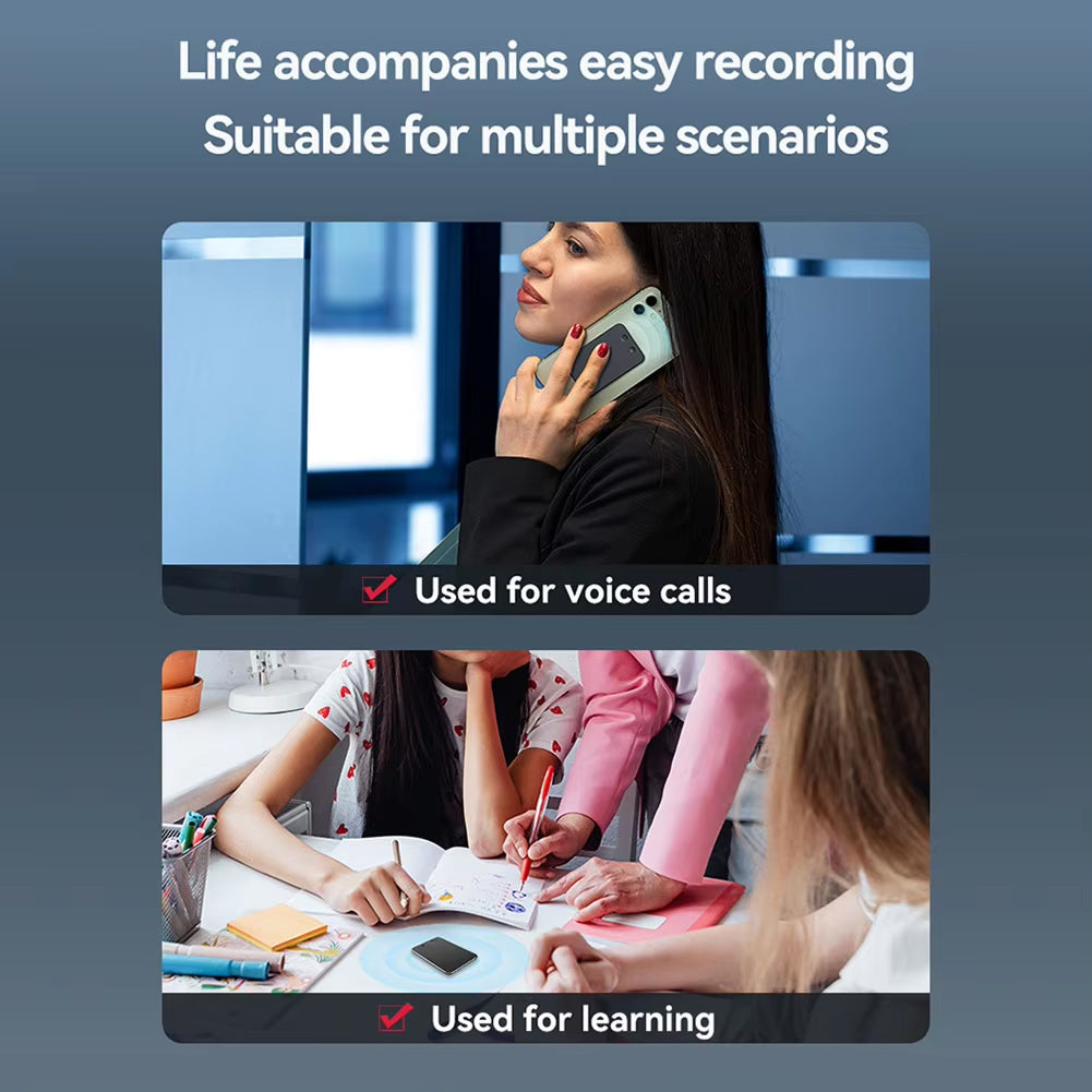 AI Voice Recorder with Real-Time Transcription & 59-Language Translation for Meetings & Interviews