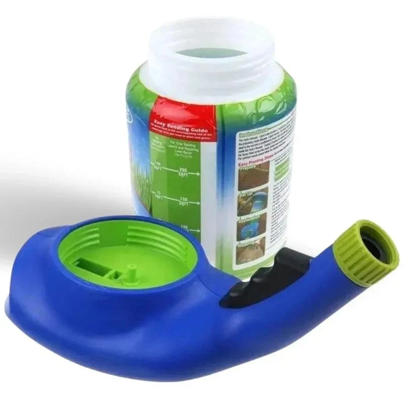 Grass Seed Coating Spray for Bare Lawn Patches – Hydro Seeding Solution for Yard Repair, Turf Restoration & Dense Green Coverage